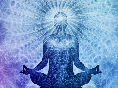 meditating chakras new age blue purple wallpaper background phone