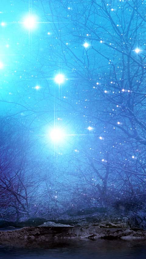 blue dreamland stars wallpaper background phone