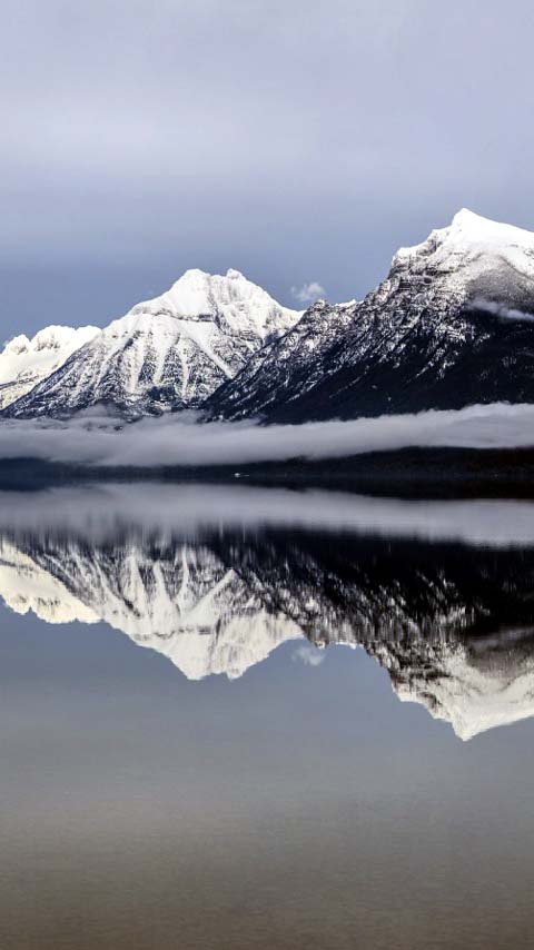 mountains peaks wallpaper background phone